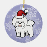 Christmas Bichon Frise Christmas Ornament