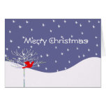 Christmas Bird - With Your Photo Inside Greeting Card