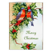 Christmas Birds Card
