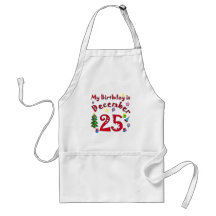 Christmas Birthday Aprons