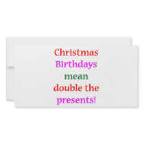 Christmas Birthdays