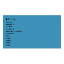 Christmas - Blue Snowflakes - Boston Terrier Business Cards