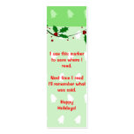 Christmas Book Marks business cards