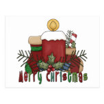 Christmas Boots Postcard