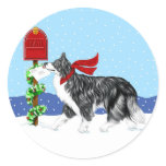 Christmas Border Collie Mail