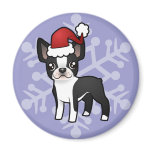 Christmas Boston Terrier