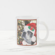 Christmas Boston terrier Mug