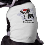 Christmas Boston Terrier Pet Tee Shirt