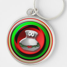 Christmas Bowling Gift Keychain