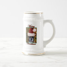 Christmas boxer dog beer stein coffee mugs