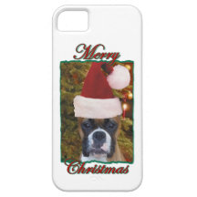 Christmas Boxer dog iPhone 5  Universal Case iPhone 5 Cases