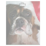 Christmas Boxer dog Letterhead