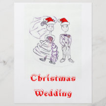 Christmas Bride and Groom Full Colour Flyer