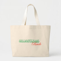 Christmas Bride Canvas Bags