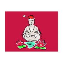 Christmas Buddha drawing