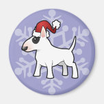 Christmas Bull Terrier Fridge Magnets