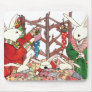 Christmas Bunny Family Mouse Pads