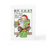 Christmas "But Sir" Cartoon no. 8 Greeting Card