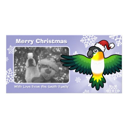 Christmas Caique / Lovebird / Pionus / Parrot Photo Cards