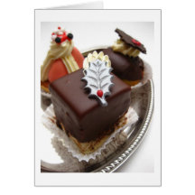 christmas cakes greeting cards