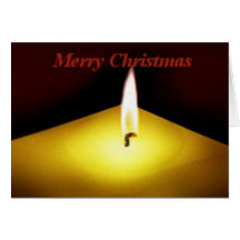 Christmas Candle Card