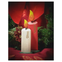 Christmas candle flyer