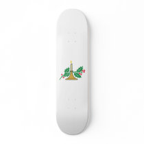 Christmas Candle Custom Skate Board
