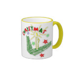 Christmas Candle & Stars Mug