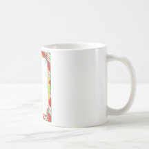 Christmas Candy Border Coffee Mug