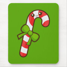Christmas Candy Cane Mousepad