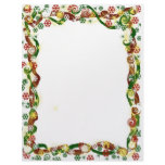 Christmas Candy Christmas snowflake border Letterhead