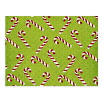 Christmas Candycanes postcards