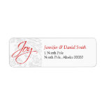 Christmas Card Address Stickers labels