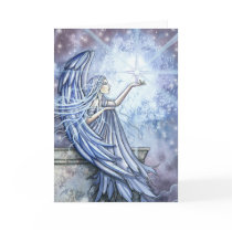 Christmas Card Angel and Star