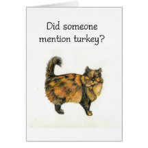 Christmas Card - Brown Tabby Cat