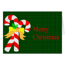 Christmas Card Candy Canes