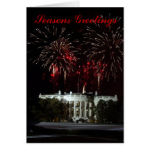 Christmas Card, Fireworks at the White House