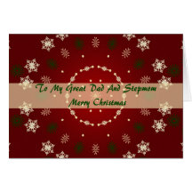 Christmas Card For dad And Stepmom