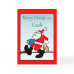 Christmas Card For Football Coach