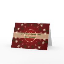 Christmas Card For Garbage Man