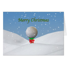Christmas Card for Golfer