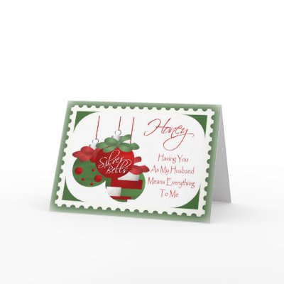 Christmas Card for Husband by WinterHolidayGifts