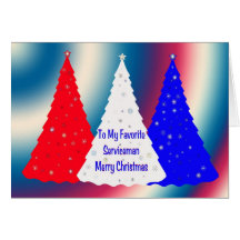 Christmas Card For Serviceman