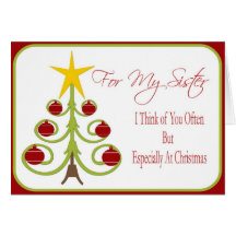 Christmas Card for Sister