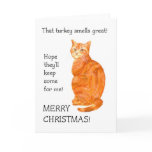 Christmas Card - Ginger Cat