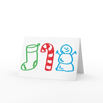 Christmas card - kids drawing by kitteh03