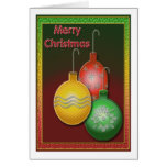 Christmas Card- ornaments