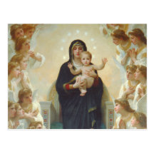 Christmas card post card
