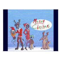 Christmas Card Postcard