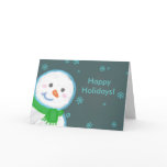 Christmas card - Snow man